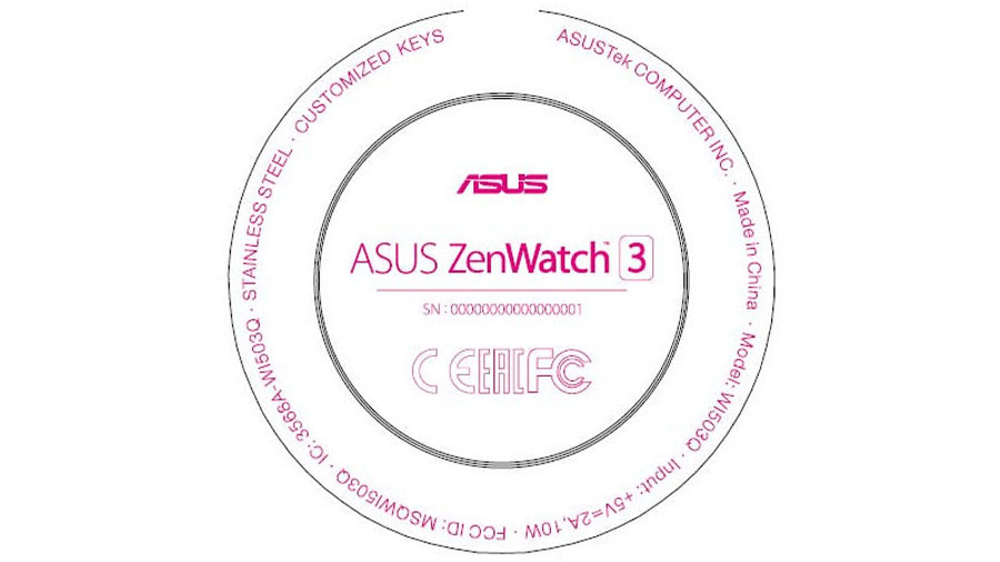 Умные часы Asus ZenWatch 3 получат круглый экран