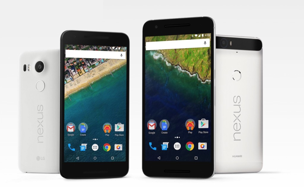Google анонсировал выход двух смартфонов: Nexus 6P и Nexus 5X