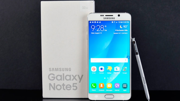 На Samsung Galaxy Note 5 резко упал ценник