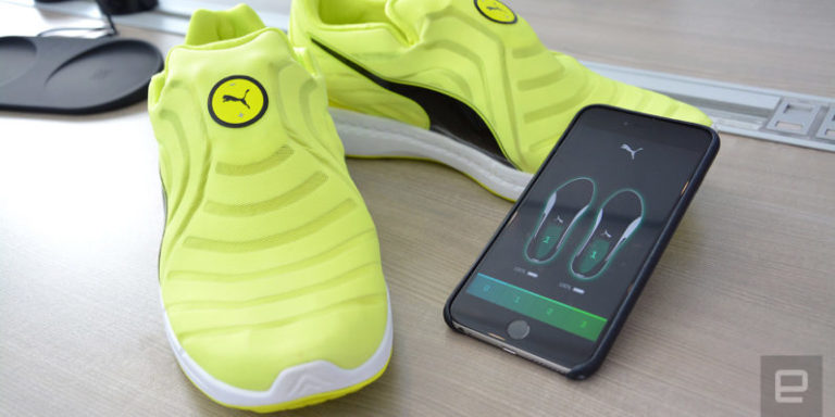 Puma представила умные кроссовки с самостоятельной шнуровкой