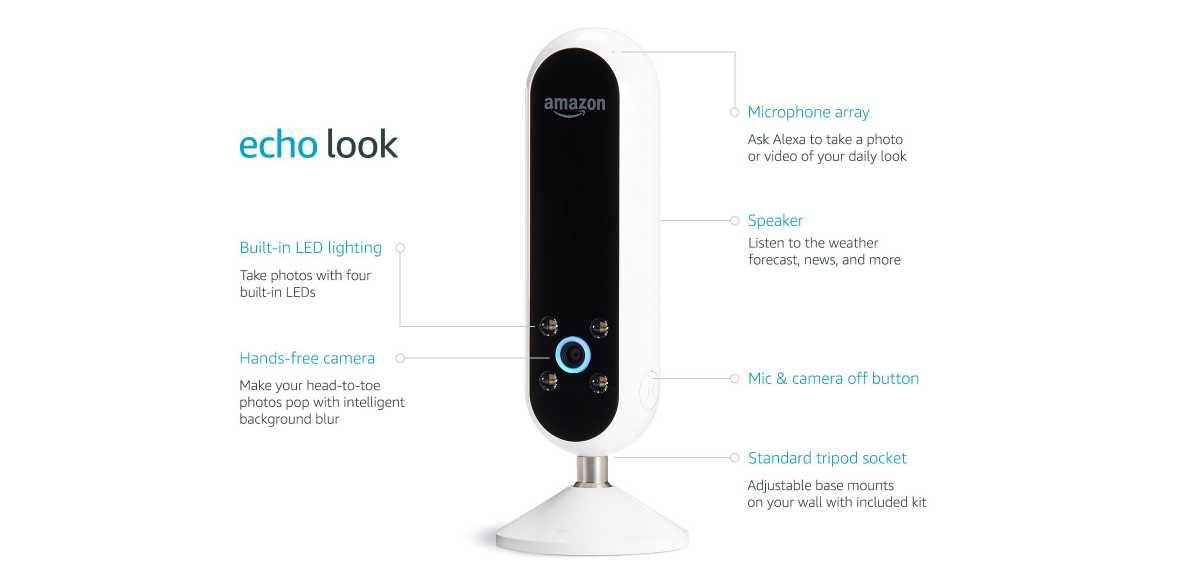 Amazon выпустил камеру-стилиста с голосовым управлением