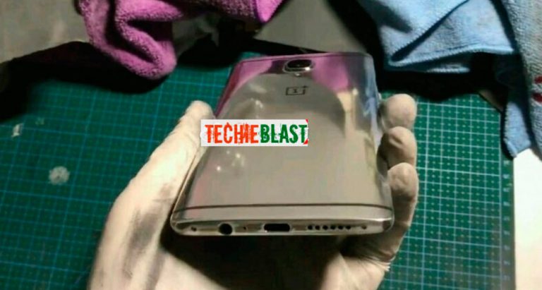 Хромированный OnePlus 3T попал на фото