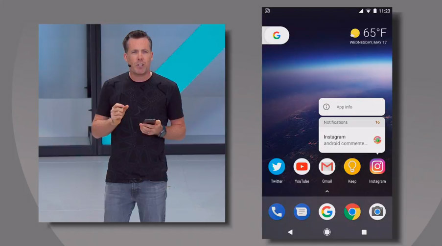 Google продемонстрировала новые возможности Android O