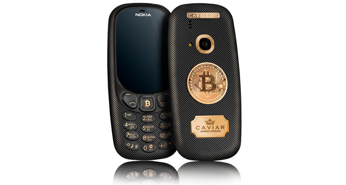 Caviar выпустила Nokia 3310 стоимостью в половину биткоина