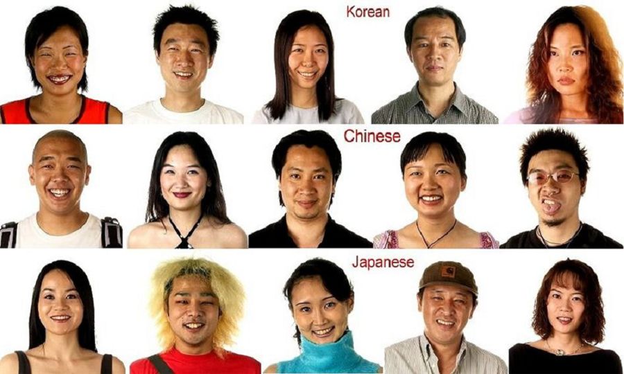 Отличие азиатов. Китайцы корейцы и японцы. Китайцы и японцы различия. Японцы китайцы и корейцы отличия.