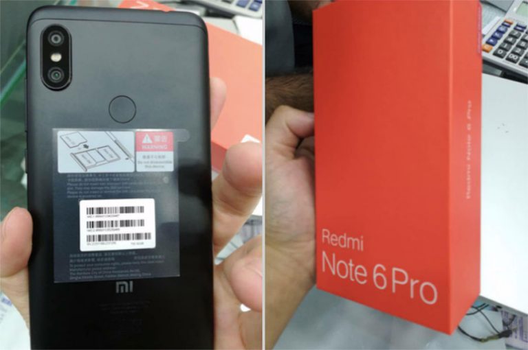 Xiaomi Redmi Note 6 Pro запечатлели на видео