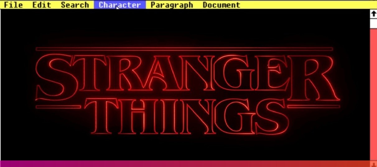 Новая Windows 1.0. оказалась рекламной кампанией сериала Stranger Things
