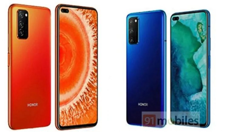 Появились живые фото Honor V30