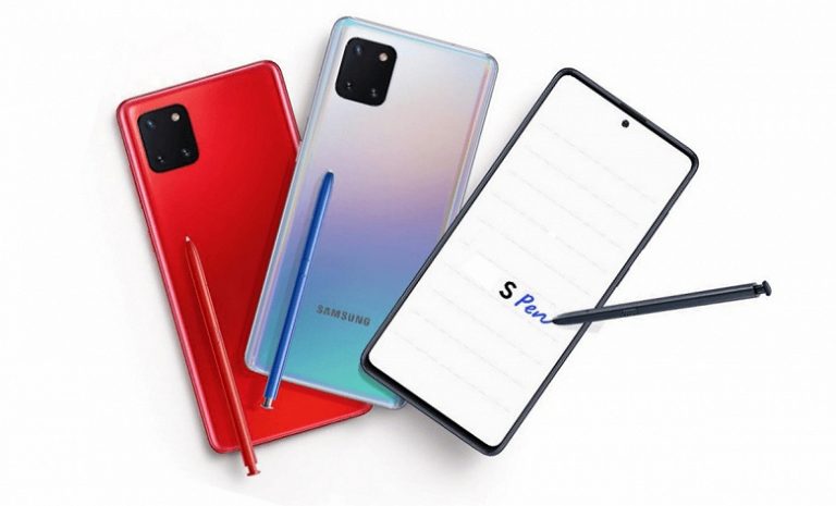 Опубликованы характеристики Samsung Galaxy Note10 Lite