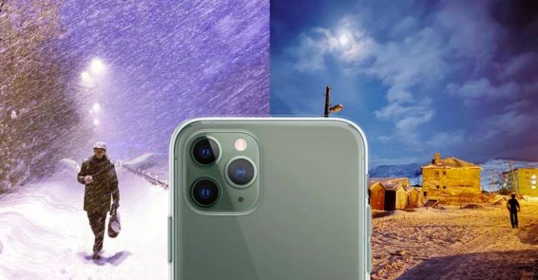 Фотограф снял полярную ночь в Мурманске на iPhone 11 Pro