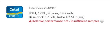 Intel Core i3-1030