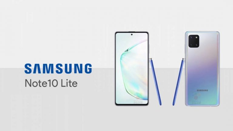 Samsung Galaxy Note10 Lite появился на живых фото