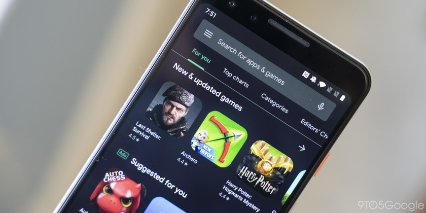 Google Play Black Theme