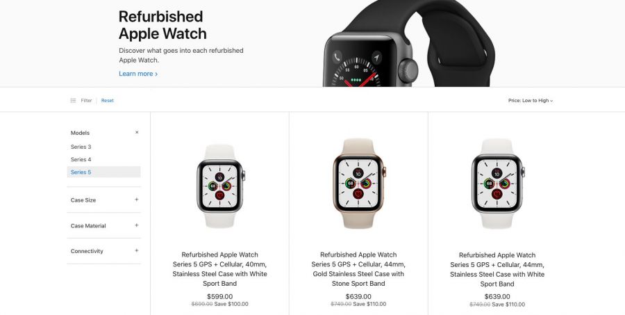 Refurbished Apple Watch Series 5
