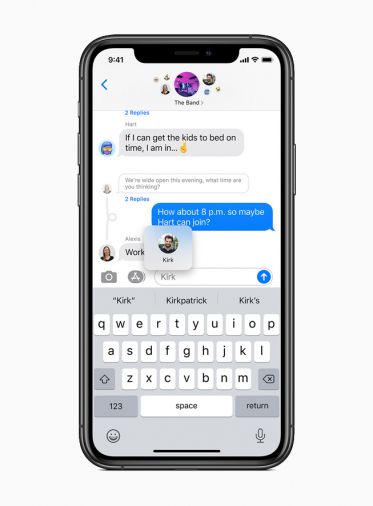 Apple Ios14 Group Mentions Messages Screen 06222020 Carousel