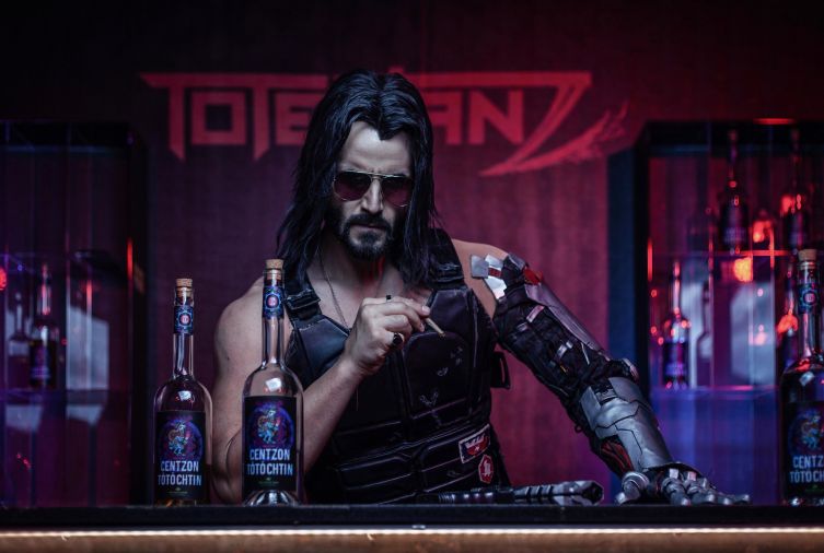 Yberpunk 2077 Keanu Reeves Art