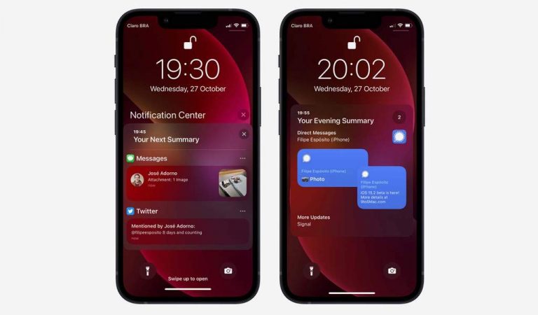 В iOS 15.2 изменятся уведомления — они станут похожими на виджеты