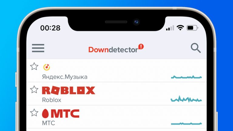 Русская версия Downdetector перестала работать
