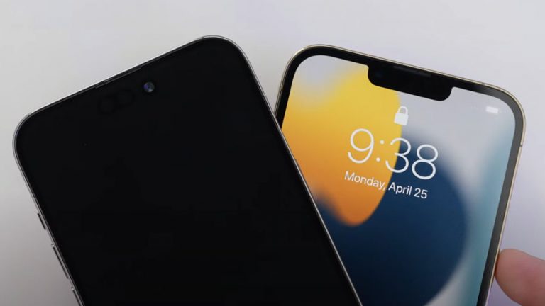 Блогер собрал макет iPhone 14 Pro Max и сравнил с iPhone 13 Pro Max