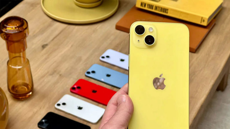 iphone 14 желтый