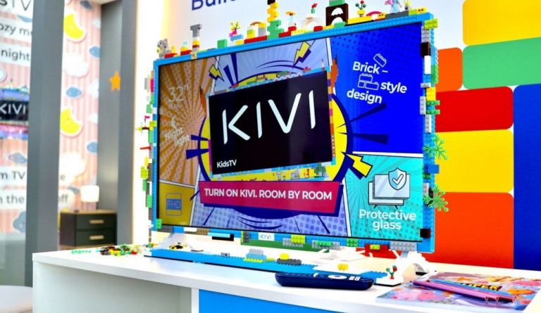 KIVI показала первый в мире LEGO телевизор для детей