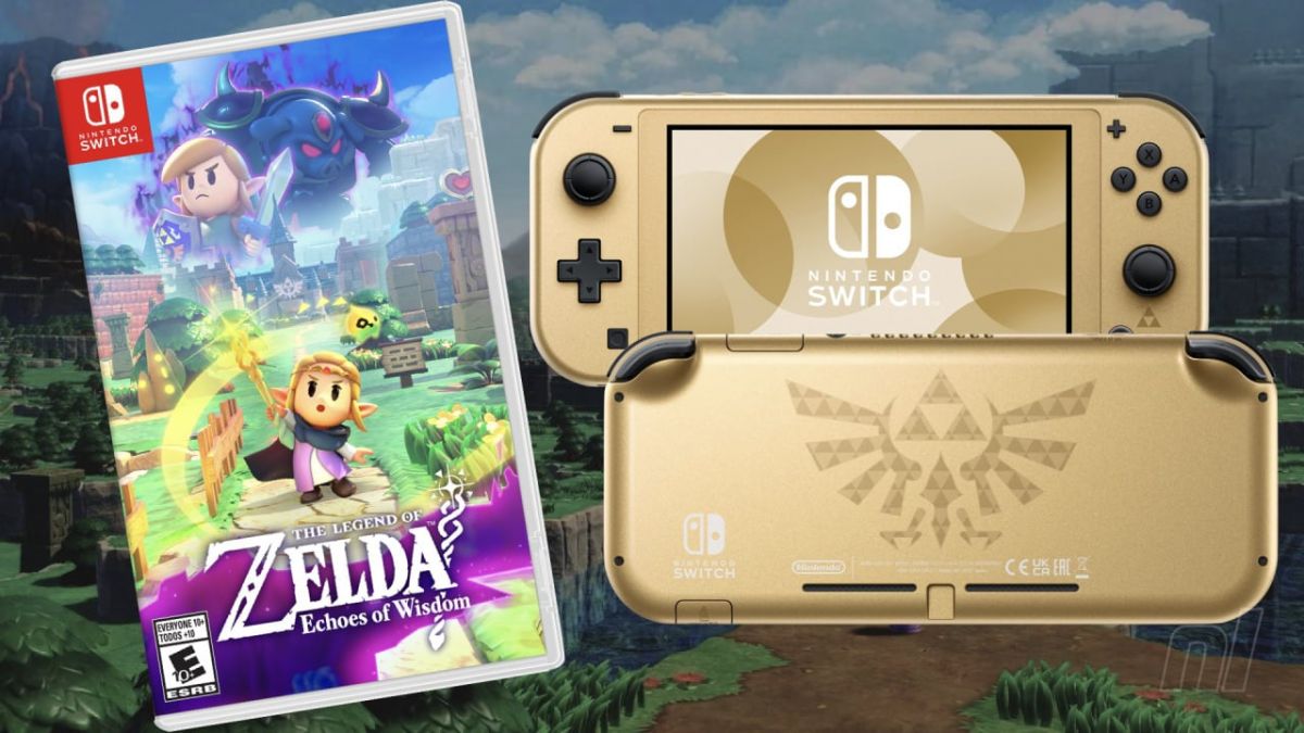 Анонсирована «золотая» консоль Nintendo Switch Lite в стиле The Legend of  Zelda | The GEEK