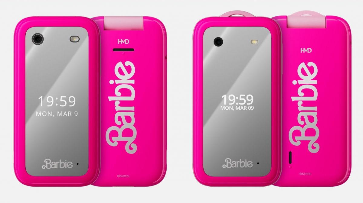 HMD представила два Barbie Phone — кукольные «раскладушки» со сменными крышками