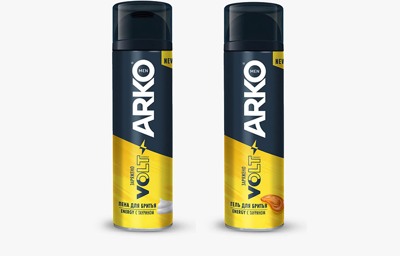 Volt Energy и ARKO Men выпустили лимитированную серию средств для бритья с таурином