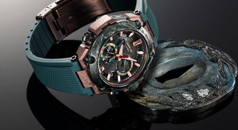 Casio выпустила лимитированные G-Shock MRG-B2000KT-3A с титаном и изумрудами