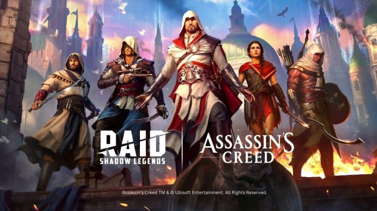 Эцио Аудиторе раздают бесплатно в RAID: Shadow Legends: коллаборация с Assassin’s Creed