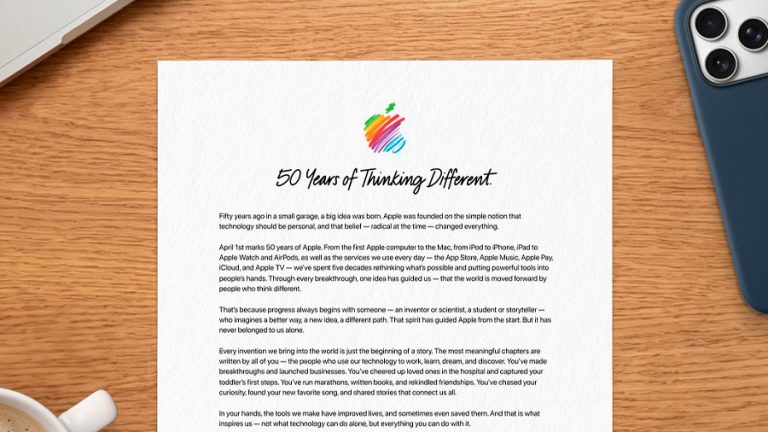 Тим Кук написал открытое письмо к 50-летию Apple