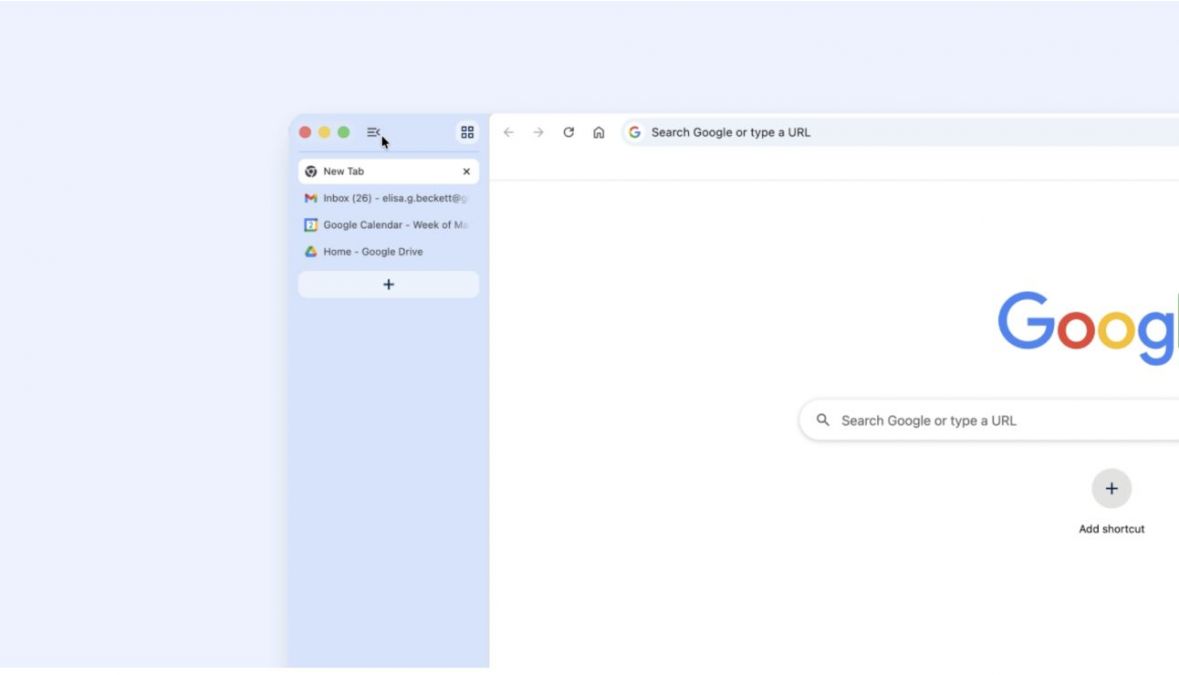 Google обновила Chrome и добавила вертикальные вкладки