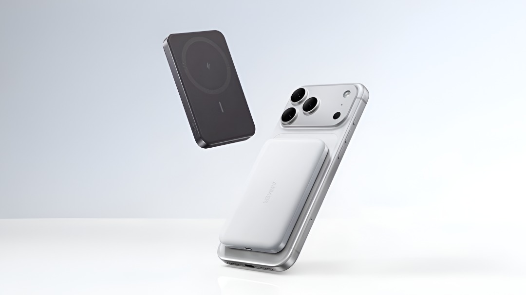 Anker выпустила тонкий магнитный повербанк для iPhone на 10 000 мАч и поддержкой Qi2