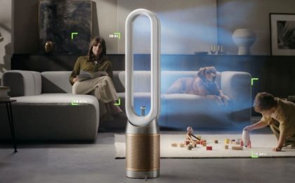Dyson показала умный вентилятор, который видит людей и поворачивается за ними
