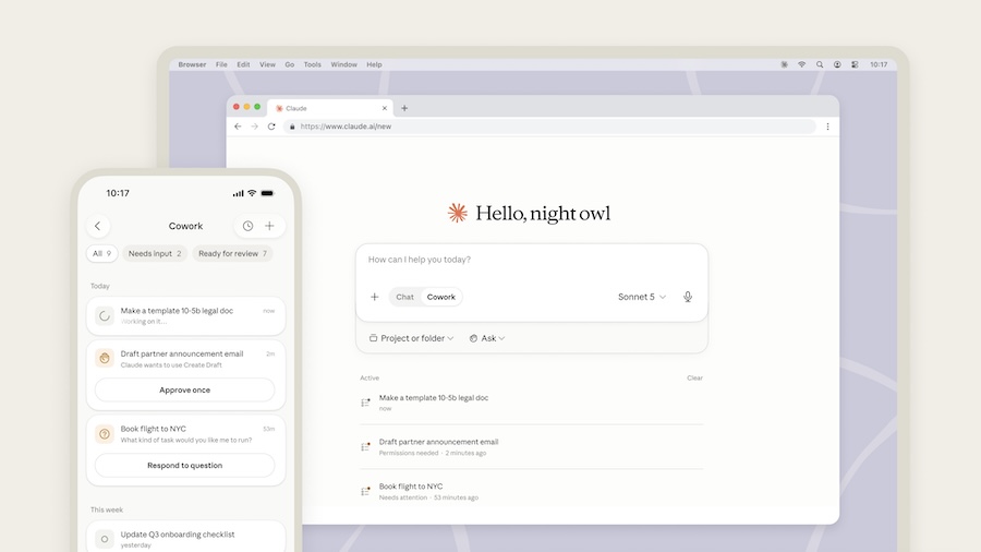 Anthropic вывела Claude Cowork за пределы десктопного приложения
